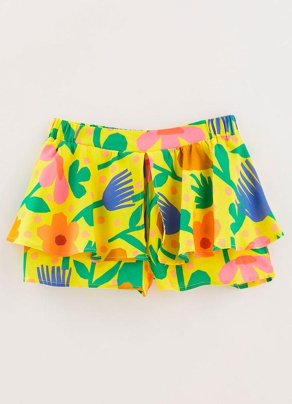 Fábula - Short Recortadinha Amarelo