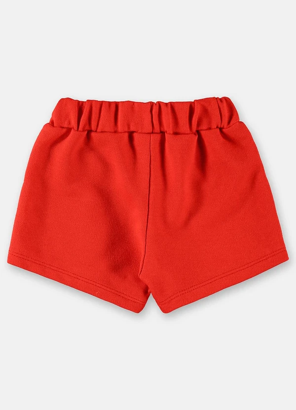 Up Baby - Short Saia Básico Infantil Vermelho 2
