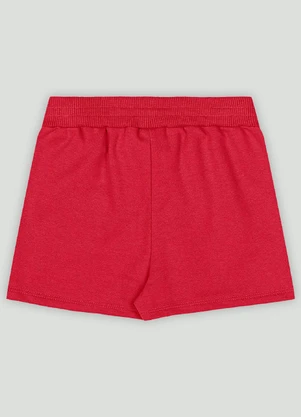 Short-Saia com Cós Elástico Up Baby Vermelho - UP BABY