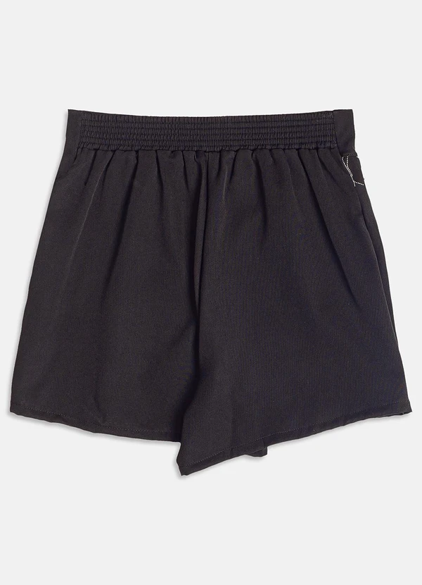 I Am - Short Saia com Franjas de Strass Preto 6