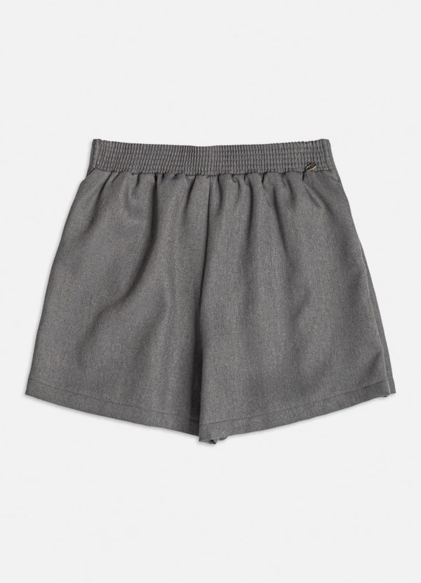 Authoria - Short Saia de Alfaiataria com Pedrarias Cinza 2