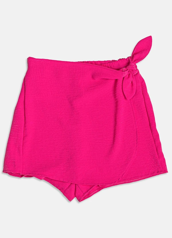 I Am - Short Saia de Tecido Rosa 2