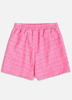 Authoria - Short Saia de Tweed Rosa Rosa - AUTHORIA
