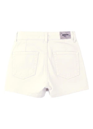 Malwee Kids - Short Saia em Sarja Stretch Off White - MALWEE KIDS