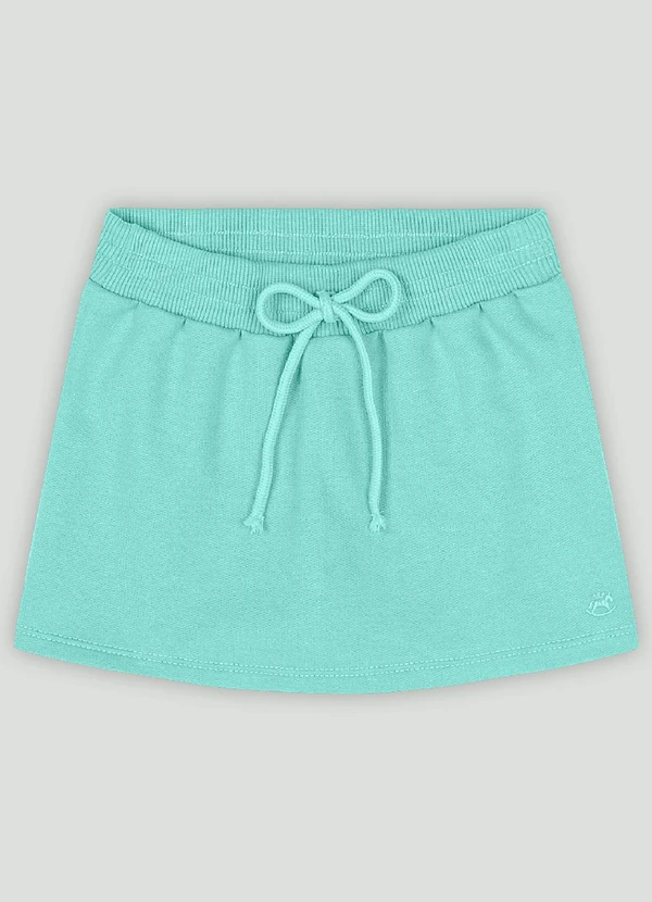 Up Baby - Short-Saia Infantil com Cós Elástico Up Baby Azul