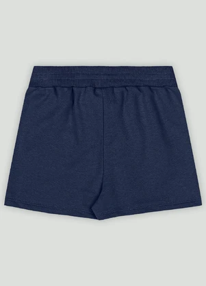 Up Baby - Short-Saia Infantil com Cós Elástico Azul - UP BABY