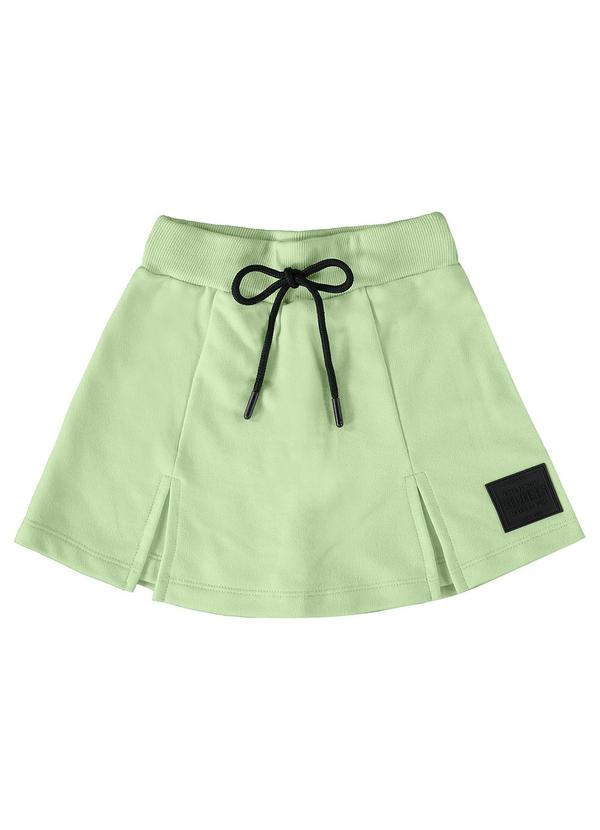 Gloss - Short-Saia Infantil em Moletom Verde 5