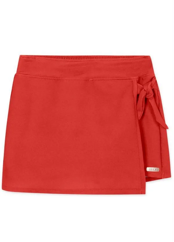 Lilica Ripilica - Short-Saia Infantil MeninaVermelho