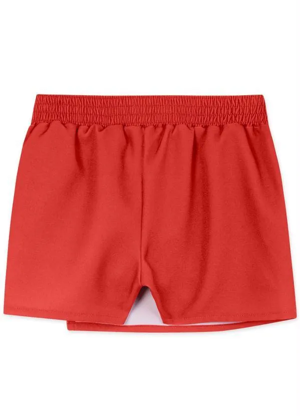 Lilica Ripilica - Short-Saia Infantil MeninaVermelho 2