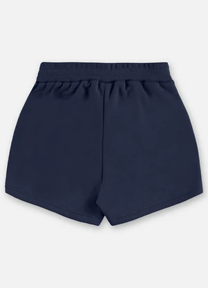 Up Baby - Short-Saia Infantil Moletom Azul - UP BABY