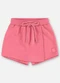 Up Baby - Short-Saia Infantil Moletom Azul - variação: Rosa