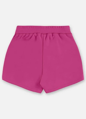 Up Baby - Short-Saia Infantil Moletom Rosa - UP BABY