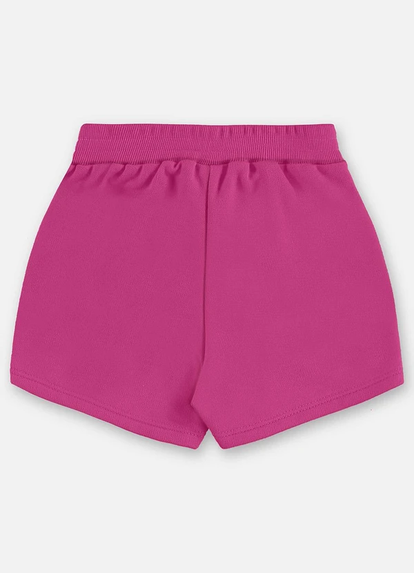 Up Baby - Short-Saia Infantil Moletom Rosa 2