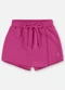 Up Baby - Short-Saia Infantil Moletom Azul - variação: Rosa