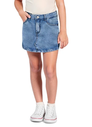 Fkn Play Denim - Short Saia Jeans Medio - FKN PLAY DENIM