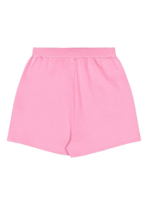 Gloss - Short-Saia Juvenil Básico em Moletom Rosa - GLOSS