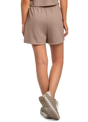 Gloss - Short-Saia Juvenil com Strass Marrom - GLOSS