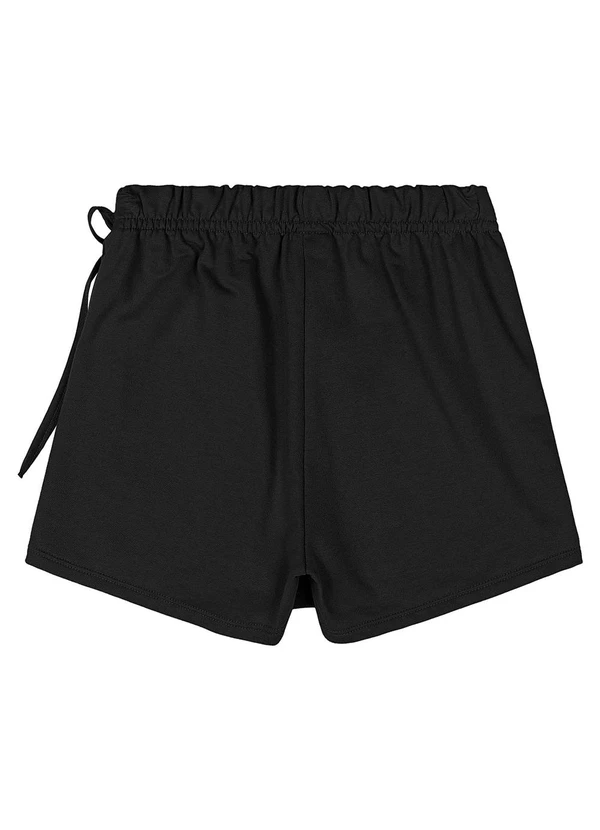 Gloss - Short-Saia Juvenil com Strass Preto 5