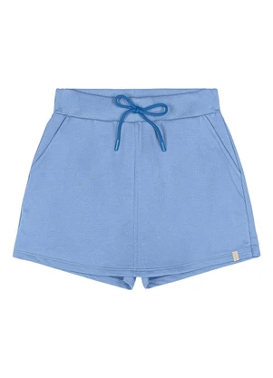 Gloss - Short-Saia Juvenil Moletom Azul - GLOSS