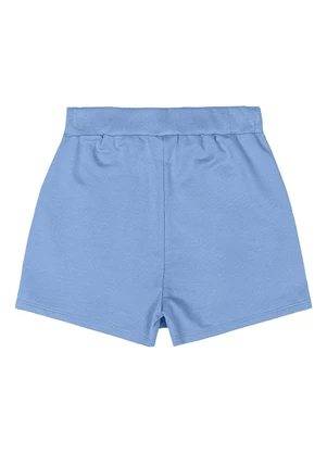 Gloss - Short-Saia Juvenil Moletom Azul - GLOSS