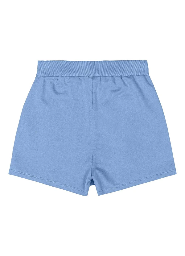 Gloss - Short-Saia Juvenil Moletom Azul 2