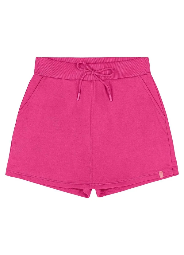 Gloss - Short-Saia Juvenil Moletom Rosa 5