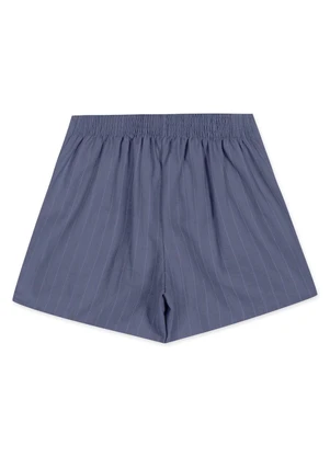 Lilica Ripilica - Short-Saia Listrado Infantil Feminino Azul - LILICA RIPILICA