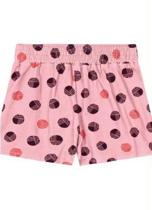 Lilica Ripilica - Short-Saia Malha Infantil Rosa - LILICA RIPILICA