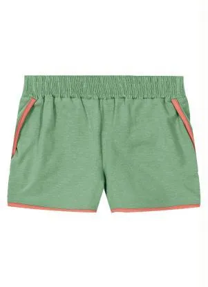 Lilica Ripilica - Short-Saia Malha Infantil Verde - LILICA RIPILICA