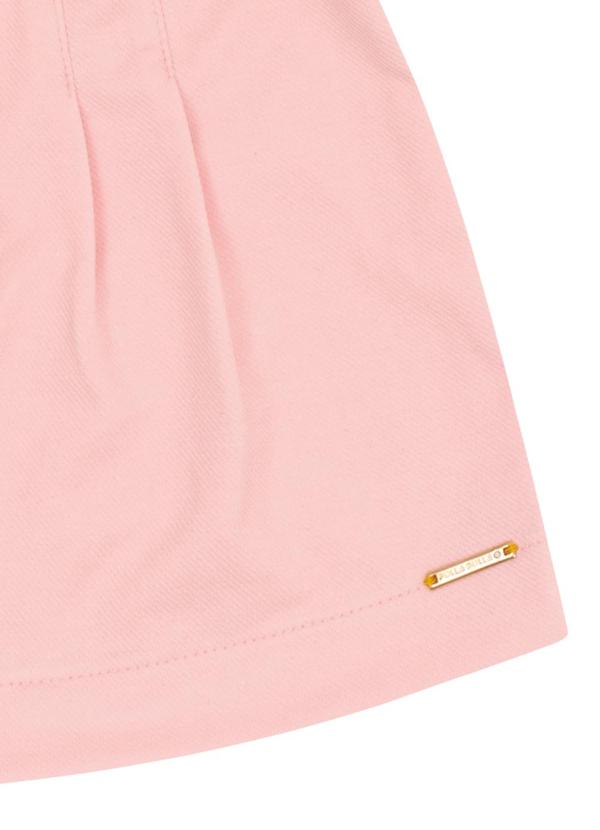 Pulla Bulla - Short Saia Molecotton Sarjado Rosa 2