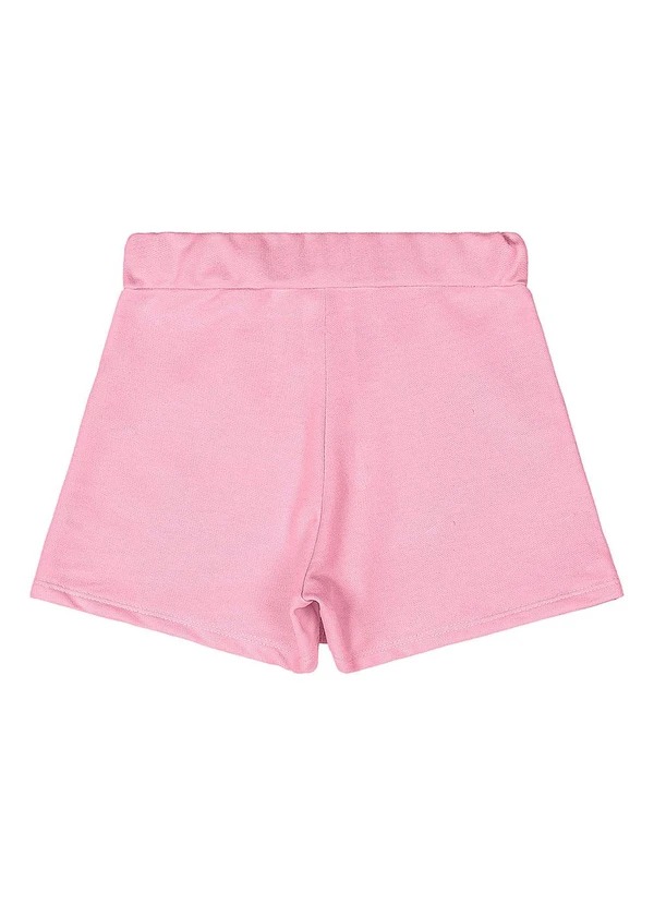 Quimby - Short-Saia Moletom Menina Rosa 2