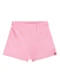 Quimby - Short-Saia Moletom Menina Vermelho - variação: Rosa