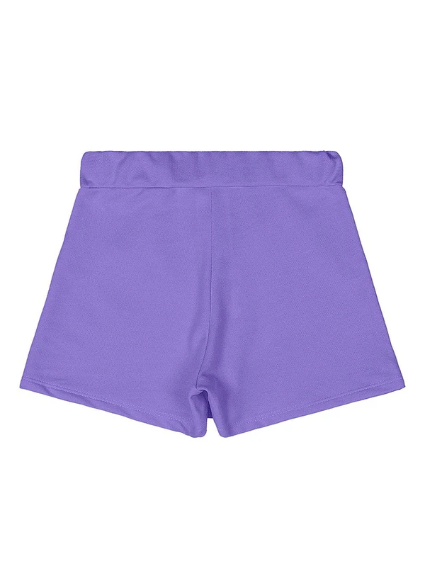 Quimby - Short-Saia Moletom Menina Roxo 2