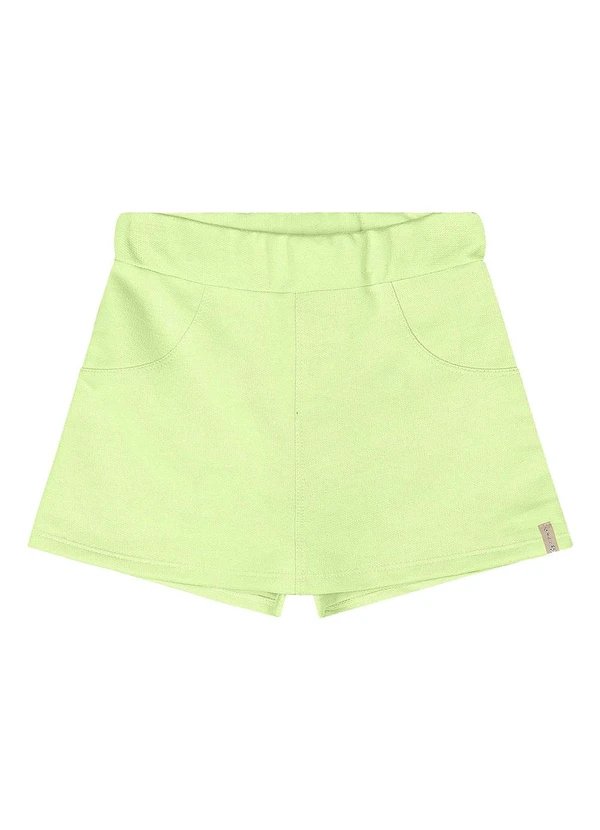 Quimby - Short-Saia Moletom Menina Verde