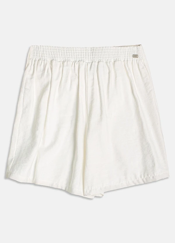 I Am - Short Saia Off White com Maxi Laço Off White 6