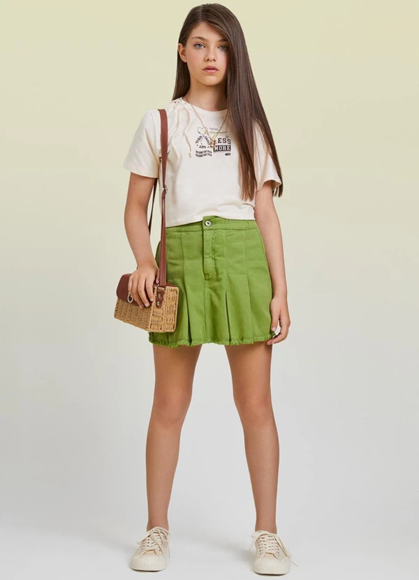 I Am - Short Saia Verde 2