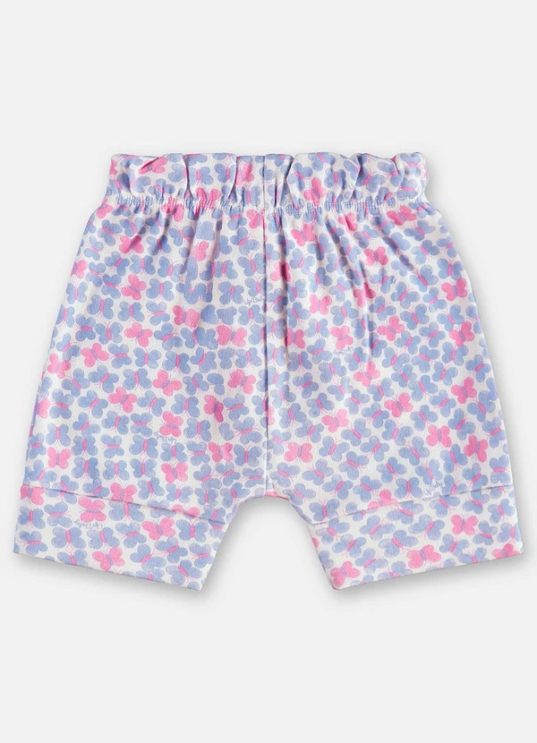 Up Baby - Short Suedine Bebê Menina Roxo 4