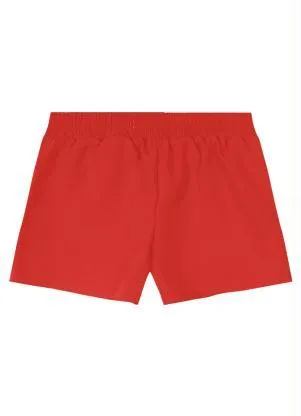 Lilica Ripilica - Short Tecido Crepe Menina Vermelho - LILICA RIPILICA