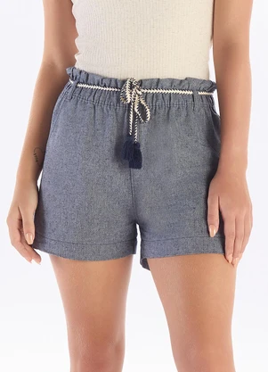 Pulla Bulla - Short Tecido Eco Marinho - PULLA BULLA