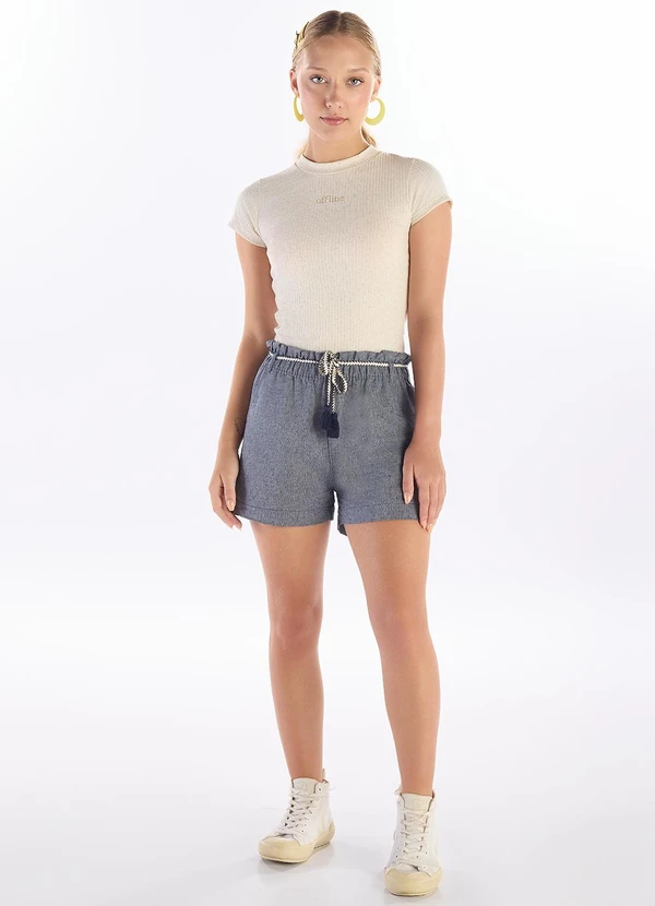 Pulla Bulla - Short Tecido Eco Marinho 2