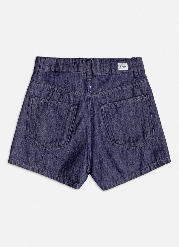 Authoria - Short Trendy Jeans com Foil Azul 2