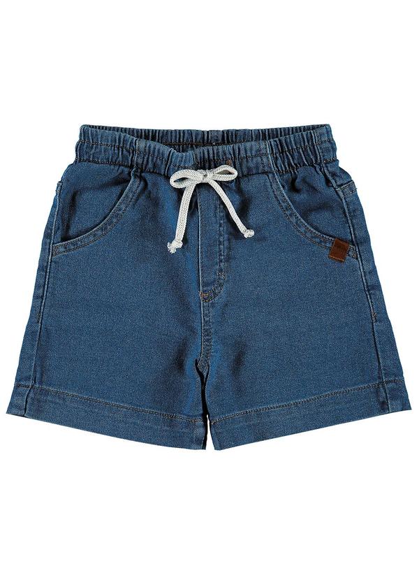 Malwee Kids - Shorts Azul Comfort Jeans Menina 1