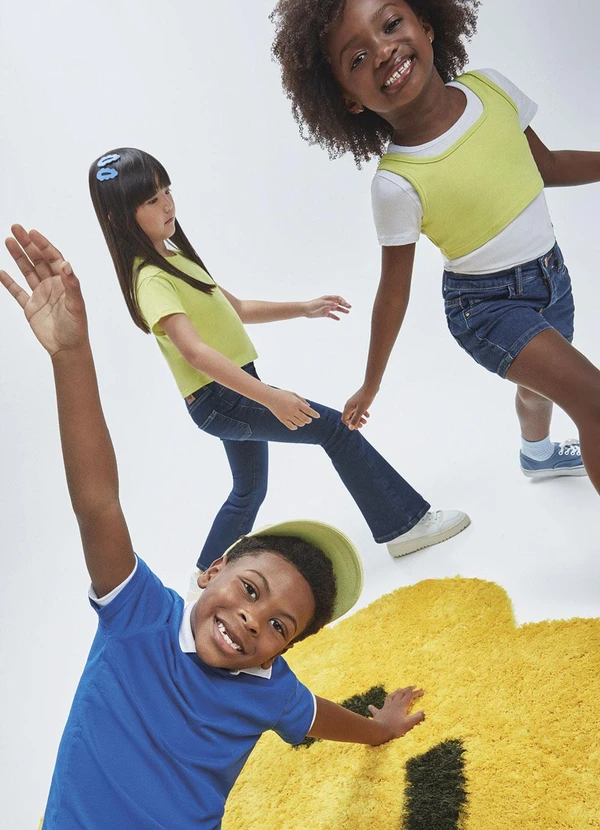 Malwee Kids - Shorts Azul Escuro Comfort Jeans Menina 3