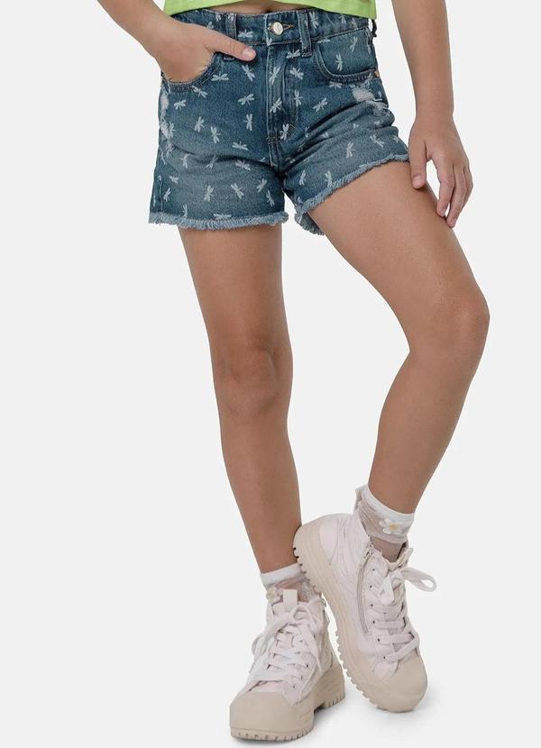 Carinhoso - Shorts Azul