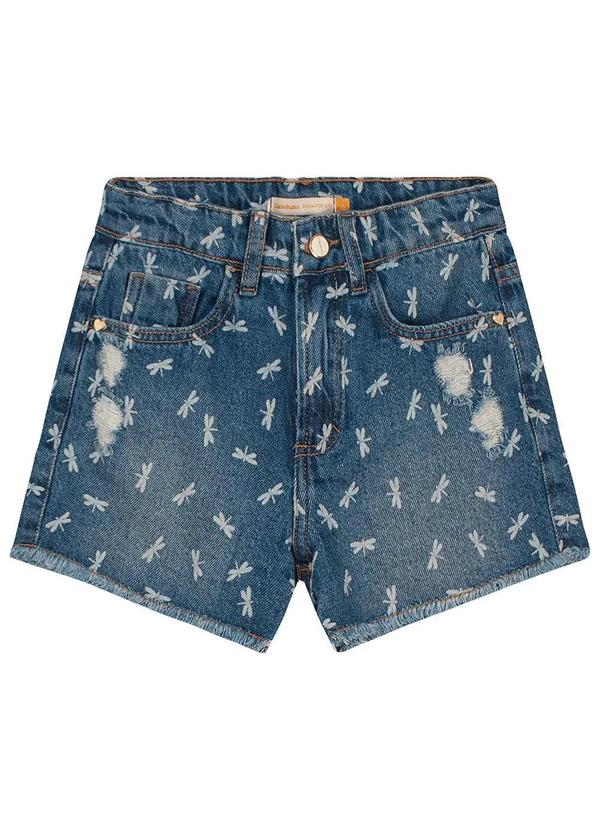 Carinhoso - Shorts Azul 2