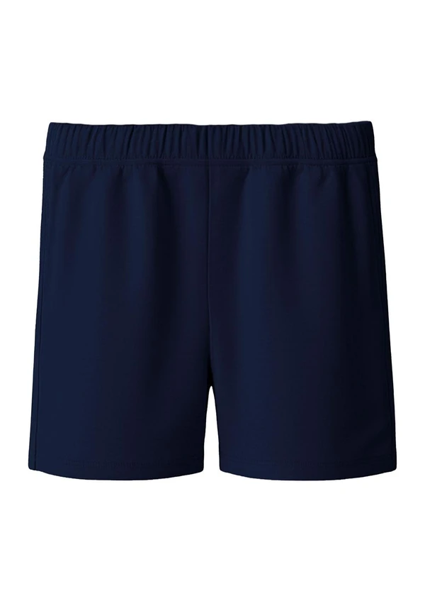 Malwee Kids - Shorts Básico em Cotton Azul Marinho