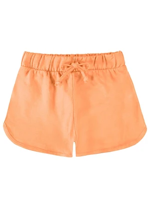 Rovi Kids - Shorts Básico Infantil Feminino Laranja - ROVI KIDS
