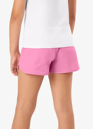 Rovi Kids - Shorts Básico Infantil Feminino Rosa - ROVI KIDS