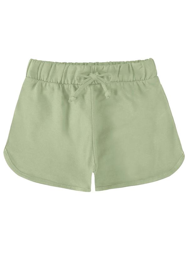 Rovi Kids - Shorts Básico Infantil Feminino Verde