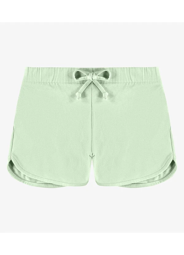 Rovi Kids - Shorts Básico Infantil Feminino Verde